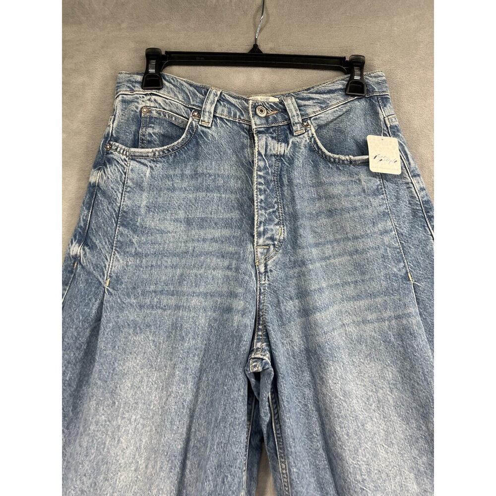 Free People Old West Slouchy Jeans Size 27 High Rise - Picture 5 of 13